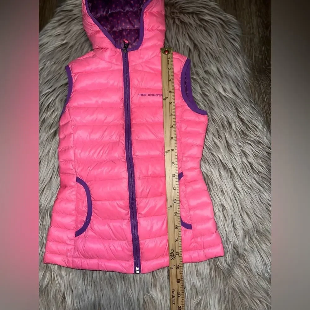Free country toddler pink & purple vest